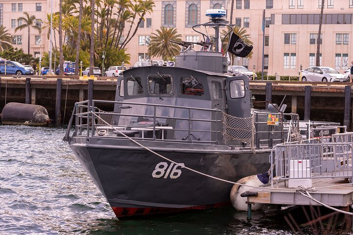 PCF 816 Swift Boat, listed on the National Register of Historic Places and California State Register of Historical Resources by the Department of Parks and Recreation Office of Historic Preservation.